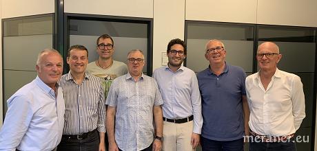 V.l. Peter Wenter, Josef Insam, Klaus Raffeiner, Fabio Rizzi, Daniele Di Lucrezia, Joachim Ellmenreich und Gerhard Stanzel.